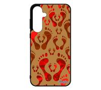 Cover per Samsung Galaxy A55 5G silicone piede bella morbida traccia di passo 4G alluminio originale impronta a buon mercato portatile colore