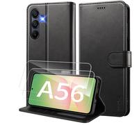 Cover per Samsung Galaxy A56 5G Custodia Pelle Libro 2 Pellicola Vetro Temperato