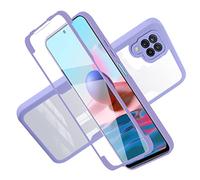 Cover per Samsung Galaxy M33 5G, Custodia Anti-graffio con dell Schermo Integrata Protezione, 2in1 Dual Layer Ibrida [360 Gradi] Full Body Antiurto Protettiva Sottile Custodie, [Viola]