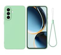 Cover per Samsung Galaxy M36, Custodia in TPU Tinta Unita, Case in Silicone Morbido, Custodia in gomma antiurto sottile Cover per Samsung Galaxy M36-Verde