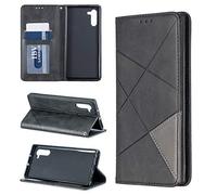 Cover per Samsung Galaxy Note 10 ,Custodia per Samsung SM-N971N Galaxy Note 10 5G / SM-N970F/DS Galaxy Note 10 / SM-N9700 SM-N970U1 SM-N970F SM-N970W Custodia Portafoglio in pelle Flip Case Black