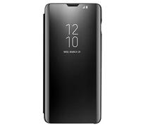 Cover per Samsung Galaxy S10 Plus Custodia a portafoglio Clear View Cover Flip Case (nero)