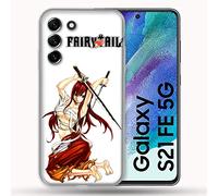 Cover per Samsung Galaxy S21 FE / S21FE Manga Fairy Tail Erza