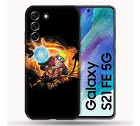 Cover per Samsung Galaxy S21 FE / S21FE Manga Naruto Nero
