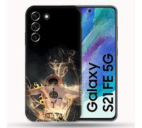 Cover per Samsung Galaxy S21 FE / S21FE Manga One Piece Ace Nero