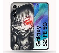 Cover per Samsung Galaxy S21 FE / S21FE Manga Tokyo Ghoul Kaneki Nero