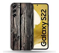 Cover per Samsung Galaxy S22, texture legno