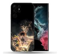 Cover per Samsung Galaxy S22 Ultra Manga One Piece Ace Nero