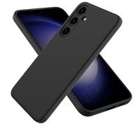 Cover per Samsung Galaxy S24, Custodia in TPU Tinta Unita, Case in Silicone Morbido, Custodia in gomma antiurto sottile Cover per Samsung Galaxy S24-Nero