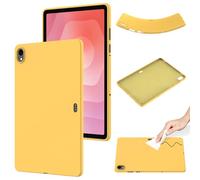 Cover per Samsung Galaxy Tab S11, Custodia in TPU Tinta Unita, Case in Silicone Morbido, Custodia in gomma antiurto sottile Cover per Samsung Galaxy Tab S11-Giallo