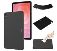 Cover per Samsung Galaxy Tab S11, Custodia in TPU Tinta Unita, Case in Silicone Morbido, Custodia in gomma antiurto sottile Cover per Samsung Galaxy Tab S11-Nero