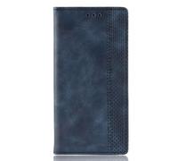 Cover per Samsung Galaxy Z Fold2 5G,Cuscio retro magnetico del telefono,Progetto del portafoglio con copertura del caso Flip in pelle per Samsung Galaxy Z Fold2 5G Cover Custodia -Blue