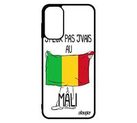 Cover per Samsung M13 silicone je peux pas vais au mali 4G aluminium foot Cup du monde basket case antichoc football jo pour Galaxy