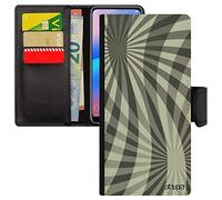 Cover per Samsung Note 10 lite illusione di ottica magnetica moderna antiurto smartphone custodia motivo fondo geometria design grigio per Galaxy