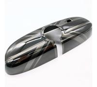 Cover per specchietto retrovisore interno in ABS, compatibile con accessori Mini Cooper (Union Jack GG, serie F con foro sensore 2014-2024)