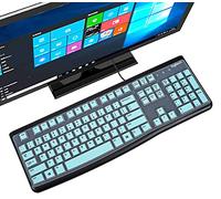 Cover per tastiera ultra sottile compatibile con tastiera Logitech MK120 K120, protezione per tastiera in silicone Logitech, accessori Logitech MK120 K120, versione US-Mint