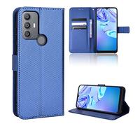 Cover per TCL 30 SE Custodia telefonica Case,Custodia per TCL 30 E,Custodia in Pelle Custodia per TCL 306/305 6165H 6127A X668 6102H 6102D Custodia Case Cover Blue
