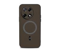 Cover per Tecno Camon 30S magnetica protezione ultra sottile Shookproof, custodia TPU protettiva completa Compatibile con Ricarica Wireless per Tecno Camon 30S-Marrone
