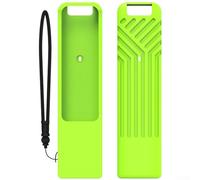 Cover per telecomando LG MR25GA in silicone che si illumina al buio, con cordino, custodia protettiva su misura che offre resistenza a graffi e cadute (verde luminoso)