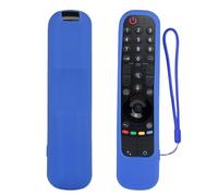 Cover per telecomando TV LG MR24GA MR24GN MR23GA MR23GN MR22GN MR22GA AN-MR21GA antiurto antiscivolo custodia protettiva in silicone per telecomando LG Magic - non incandescente blu