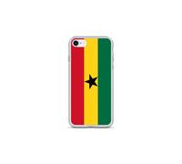 Cover per telefono - Bandiera del Ghana - Compatibile con iPhone SE - Custodia morbida - Resistente e antiurto - Silicone - Pixelforma