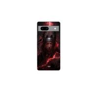 Cover per telefono - MANIACASE - Google Pixel 7a - Silicone - Nero - Itachi Uchiwa Anime 3D