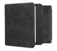 kwmobile Custodia eReader Compatibile con Tolino Vision 6 Cover - eBook Reader Flip Case - Cover eReader Simil Pelle - Antracite