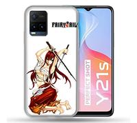 Cover per Vivo Y21 / Y21S / Y33S Manga Fairy Tail Erza