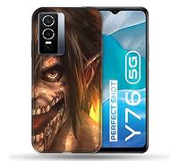 Cover per Vivo Y76 5G Manga Attaque Titans Eren Titan