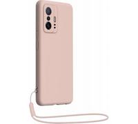 Cover per Xiaomi 11T / 11T Pro silicone con cordino da polso abbinato