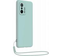 Cover per Xiaomi 11T / 11T Pro silicone con cordino da polso abbinato