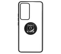 Cover per Xiaomi 12T / 12T Pro Bimateria Anello Metallico Supporto Nera