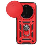 Cover per Xiaomi 17 Ultra con Copri Fotocamera Scorrevole e Anello Magnetico