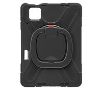 Cover per Xiaomi Pad 6 antishock bi-materia manico ruotabile supporto nera