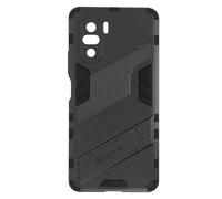 Cover per Xiaomi Poco F3 Antiurto Ibrida Cavalletto Collezione Kickstand II Nera