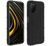 Cover per Xiaomi Poco M3 / Redmi 9T Protezione rinforzata Silicone Rugged nero