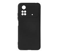 Cover per Xiaomi Poco M4 Pro 4G in Silicone Semi-rigido Soft-touch Nera