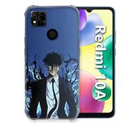 Cover per Xiaomi Redmi 10A Manga Solo Leveling Sung Blu