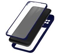 Cover per Xiaomi Redmi 10C Retro Fronte Polimero Bordo Blu