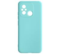 Cover per Xiaomi Redmi 12C semirigida softtouch Fast Cover turchese