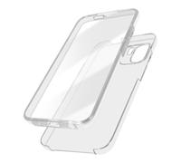 Cover per Xiaomi Redmi A1 e A2 Retro Rigido e Fronte Flessibile - Trasparente