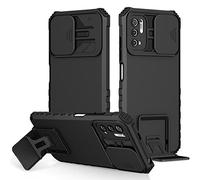 Cover per Xiaomi Redmi Note 10 5G / Poco M3 Pro 5G, Custodia 2in1 Dual Layer Ibrida [360°] Full Body Antiurto Protettiva, Bumper e Plastica Armor Proteggi caso con Scorrevole Protezione Fotocamera