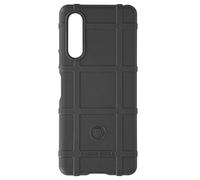 Cover per Xperia 10 V / 10 VI, silicone antiscivolo rilievo Rugged Shield