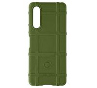 Cover per Xperia 10 V / 10 VI, silicone antiscivolo rilievo Rugged Shield