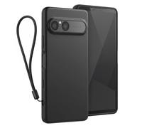 Cover per Xperia 10 VII in Silicone Soft-Touch con Laccetto Rimovibile