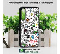 COVER personalizzabile con la tua foto con nome snoopy dog cane cartoni disney