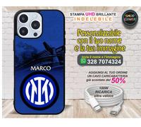 COVER personalizzata con nome INTER NERAZZURR Iphone Samsung Oppo risoluzione HD