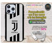 COVER personalizzata con nome jUVENTUS huawei Pixel Honor Xiaomi Motorola realme