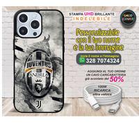 COVER personalizzata con nome jUVENTUS huawei Pixel Honor Xiaomi Motorola realme