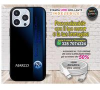 COVER personalizzata con nome NAPOLI huawei Pixel Honor Xiaomi Motorola realme